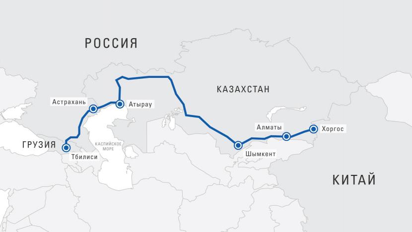 первая автоперевозка c применением книжки МДП осуществляется в Грузию транзитом через Казахстан и Россию.